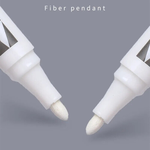 Permanent Oily White Marker Pen Waterproof 1pc 2