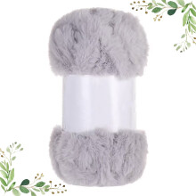 TRIEIY cotton coarse fur yarn ball light gray