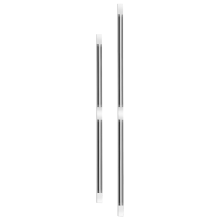 Winyuyby2 peças Eixo dianteiro e traseiro para MN D90D91D96MN-90MN99S1/12 RC Peças de atualização Acessórios acessórios rc prata