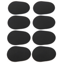 Saxophone mouthpiece patches black 0.8mm 8pcs