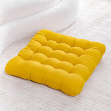 Wileqep floor cushion square cotton linen thick 15.7" x