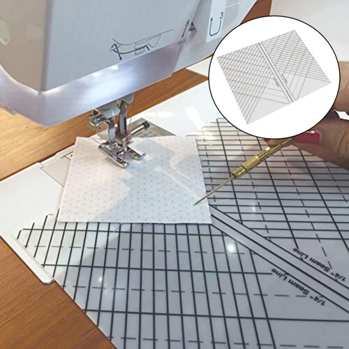 Acrylic sewing ruler straight edge 12-inch