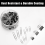 Set van 340 paperclips en bindclips in diverse maten. 6