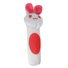 VISALY baby soft rattle stuffed animal with sound, 1 piece