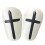 SunyaMood mini soccer shin guards white small 1