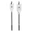 Wideskall flat wood spade drill bit set 20mm 25mm 1