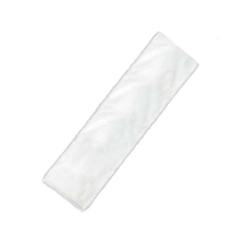White fur table runner with snowflakes 13 x 71 inch