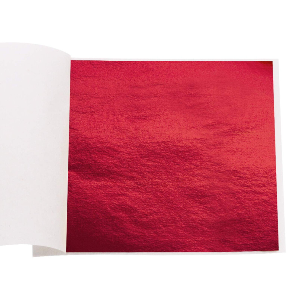 Red Gold Leaf Sheets for Art Decoration 100 pcs 3.15 x 3.35-image-OPC-PWH6RM7-NEW