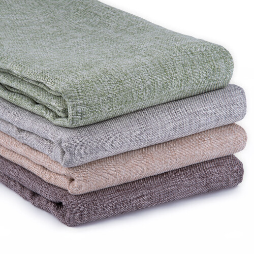 Stain Resistant Tablecloth Waterproof Faux Linen