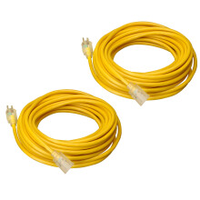 Wideskall outdoor lighted extension cord 14 gauge 15 ft