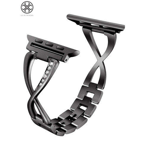 iWatch-armbånd i rustfrit stål til serie 1-8 og SE, 2