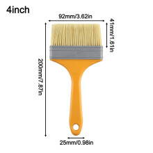 Paint Brush Plastic Handle for Walls and Furniture 1 pc