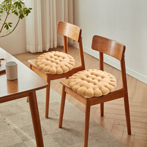 Round Thickened Chair Cushion with Ties 1 Pack