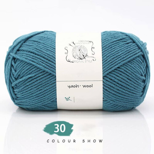 TRIEIY cotton yarn soft hand-knitting 100g
