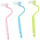 Toilet Brush Set Plastic 3-Piece S-Shaped Handle 1