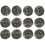 Stainless Steel Kitchen Scouring Pads 12 Pack 1