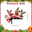 Kerstman houten deurhoeksticker kerstdecoratie 5