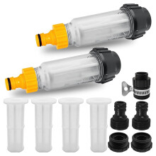 Water Filter Garden Hose Transparent Easy-Clean Design