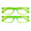 Reading Glasses Rectangular Translucent Neon Green +3.25 2 1