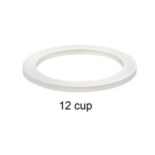 Silicone Gasket Seal for Moka Express 12-Cup White 1 Piece