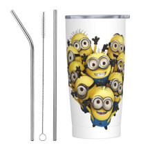 Minions tumbler stainless steel vacuum insulated 20 oz