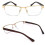 Metal Rectangular Progressive Reading Glasses 1 Pair 1