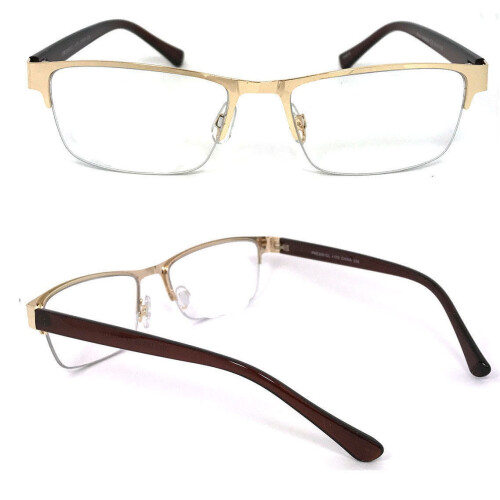 Metal Rectangular Progressive Reading Glasses 1 Pair