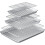 Stainless Steel Baking Sheet with Rack Set 2 Pans 2 Racks 1