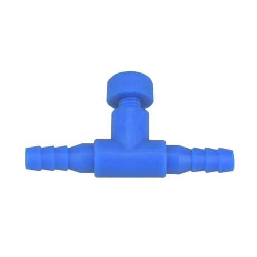 T-shaped 2-way air volume regulating valve for aquarium