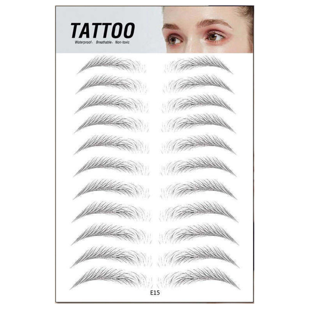 XM Culture Eyebrow Sticker Waterproof 3D Hair-Like Makeup