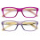Bamboo Women Reading Glasses +2.50 2 Pairs 1