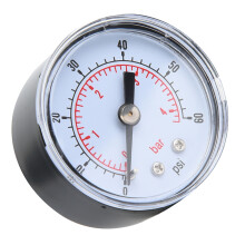 Mechanical Pressure Gauge Air Oil Water 0-60psi 1/8in BSPT