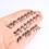 Jstyle stainless steel stud earrings 24 pairs 6