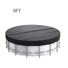 Round Pool Cover Black Solar Heating 6FT-18FT