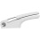 Garlic press manual operation with garlic clove 1