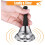 Hand Bell with Wooden Handle Metal Silver 1