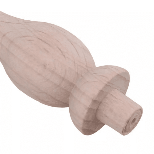 Spindlar i bokträ 7,6x1,8 cm 40 st 2