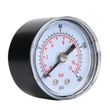 Mechanical Pressure Gauge Air Oil Water 0-160psi 1/8in BSPT