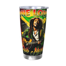 Bob Marley 20 oz stainless steel vacuum insulated tumbler