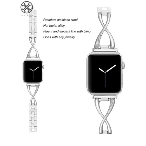 Luxtrada armbånd i rustfrit stål til Apple Watch SE/8-1, 1
