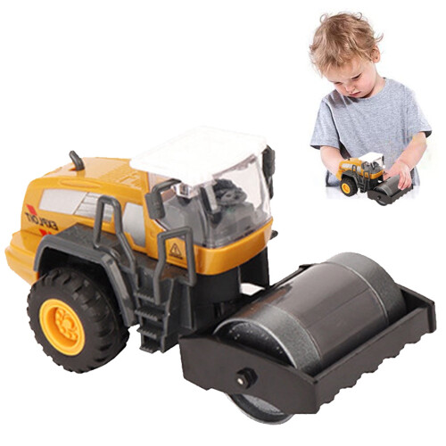 Car Model Kit for Boys 3-6 Years Yellow Road Roller