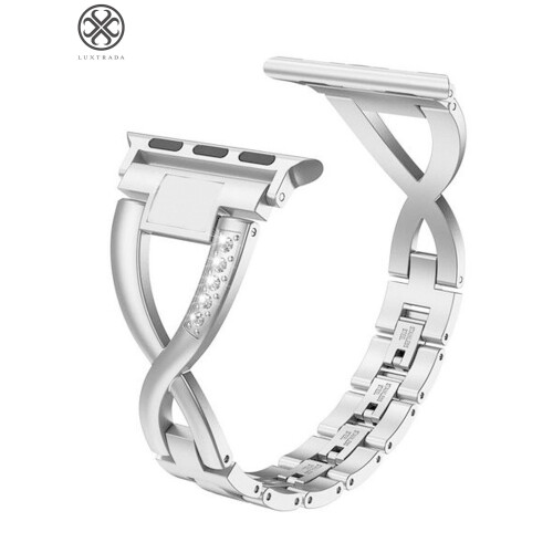 Luxtrada armbånd i rustfrit stål til Apple Watch SE/8-1, 2