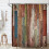 Wooden Brown Shower Curtain Hooks 12-Pack 1