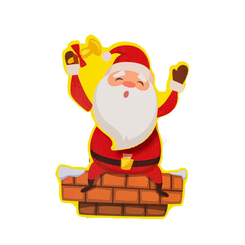 Cartoon Elderly Christmas Ornament 1 piece