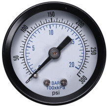 Mini Pressure Gauge -40 to 20 Bar Fuel Air Oil Water