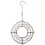 Iron Wreath Frame Rustic 21cm 1