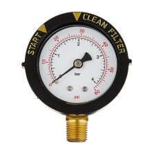 Pressure Gauge 0-60 PSI with 1/4 Inch NPT Bottom Mount