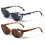 Women's Cat-Eye Reading Sunglasses +1.50 Magnification 2 1
