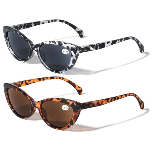 Women's Cat-Eye Reading Sunglasses +1.50 Magnification 2