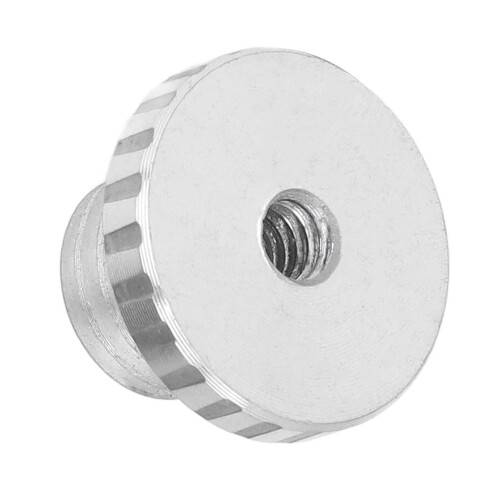 Aluminum Mic Mount Adapter 1/4" to 5/8" Knurled
